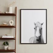 "Presence" - Art Print in Black and White by Debra Butler - In a Room