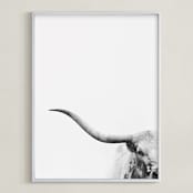 "Brandir" - Art Print in Charcoal by Amy Carroll - Framed