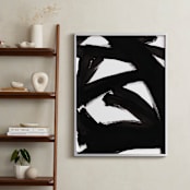 "Rhythm in Black" - Art Print in black by Natalie Baca - In a Room