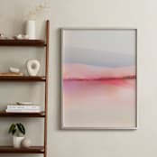 "Sailors Delight" - Art Print in Pink Skies by Karen Kardatzke - In a Room