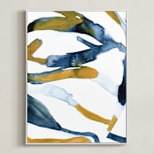 "Sun Dune River" - Art Print in River by Mary Gaspar - Framed Canvas