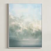 "Day Dream" - Art Print in soft mist by Brian Sostrom - Framed Canvas