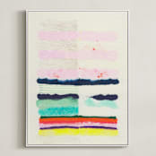 "Be The Dreamer" - Art Print in COTTON CANDY by HAPI ART - Framed Canvas