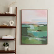 "Fields to Climb 1" - Art Print in Field Green by AlisonJerry - In a Room