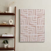 "Painted Geo" - Art Print in Sand by Iveta Angelova - In a Room