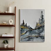 "Blue Forest" - Art Print in Gilded by Katy Abraham - In a Room