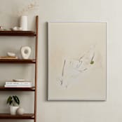 "Spring Abstract Diptych II" - Art Print in Cream by Caryn Owen - In a Room