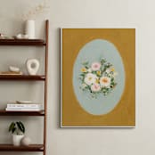 "Vignette II" - Art Print in Butterscotch by Brittany Smith - In a Room