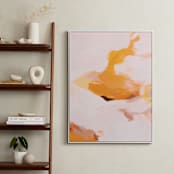 "Marigolds No.1" - Art Print in Marigold Orange by Parima Studio - In a Room
