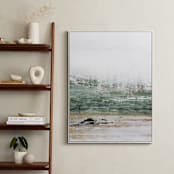 "The Forest for the Trees" - Art Print in Forest Green by Karen Kaul - In a Room