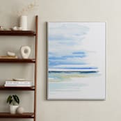 "Muse Triptych (right)" - Art Print in sea by Roberta Hoiness Art - In a Room