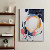 "Light in dark" - Art Print in gold fever orange by Jihye Back Kim - In a Room