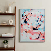 "Grapefruity" - Art Print in Coral by Katie Craig - In a Room