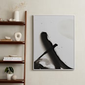 "Playful inks" - Art Print in black and white by Svitlana Martynjuk - In a Room