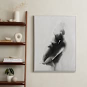 "mother embrace" - Art Print in Black by Kate Ahn - In a Room