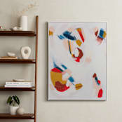 "Down the Trail" - Art Print in Red by Mary Gaspar - In a Room