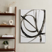 "Plant Cell 6" - Art Print in Charcoal by Mary Gaspar - In a Room