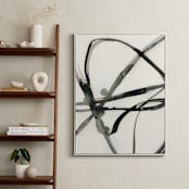 "Plant Cell 1" - Art Print in Black and White by Mary Gaspar - In a Room