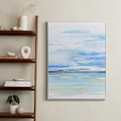 "Muse Triptych (center)" - Art Print in sea by Roberta Hoiness Art - In a Room