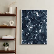 "Indigo Ink" - Art Print in Indigo by Erin McCluskey Wheeler - In a Room