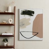 "Shape Shifters" - Art Print in clay salt by Lauren Packard - In a Room