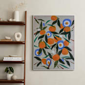 "Orange Tree" - Art Print in White by Rachel Roe - In a Room