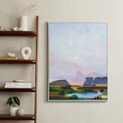 "Pink Summer Haze" - Art Print in White by Sara Shashani - In a Room