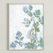 "Rustic Herbs" - Art Print in Herbal by Courtney Crane - Framed