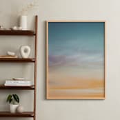 "HAPPY TOO" - Art Print in Dusk by Amy Chapman Braun - In a Room