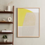 "Sunshine Wicker I" - Art Print in Limoncello by Carrie Moradi - In a Room