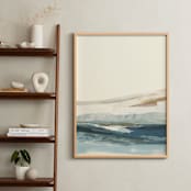 "The Ice Shelf" - Art Print in Light Blue by Caryn Owen - In a Room