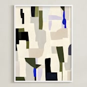"paper tapestry I" - Art Print in Day by Sumak Studio - Framed