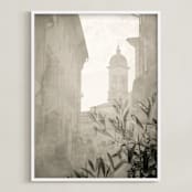 "Quartiere" - Art Print in Cotton Seed by Tania Medeiros - Framed
