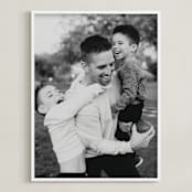 "The Big Picture: Father's Day Framed Photo" - Framed Photo in White by Minted - Framed