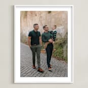 "The Big Picture: Father's Day Framed Photo" - Framed Photo in White by Minted - Framed