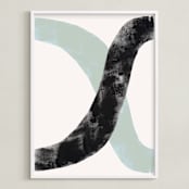 "Alternatives" - Art Print in Classic Mint by Bethania Lima - Framed
