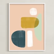 "balance no.2" - Art Print in golden hour by Lindsay Stetson Thompson - Framed