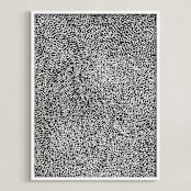 "10,000 Grains" - Art Print in Charcoal by Bryn Wears-Fitipaldi - Framed