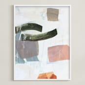 "Monuments 2" - Art Print in Desert Sunset by Jennifer Daily - Framed