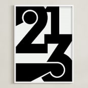 "LA  213" - Art Print in Black and White by Jennifer Morehead - Framed
