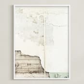 "baisse blanc" - Art Print in Color by Kamala Nahas - Framed