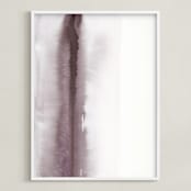 "Up for Air No.2" - Art Print in Dusty Aubergine by Michelle Lee - Framed