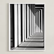 "Breezeway" - Art Print in matte black by Van Tsao - Framed