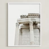 "Roma III" - Art Print in Ivory and Brown by Becca Beers - Framed