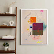 "Count Your Blessings Before They Hatch" - Art Print in Seashell by Keren Toledano - In a Room