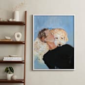 "Recharge" - Art Print in Blue by Mary Ketch - In a Room