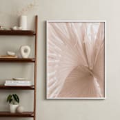 "Whirl" - Art Print in Beige by Carly Tabak - In a Room