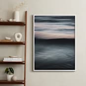 "The Uniqueness of Waves XXVIII" - Art Print in Dusk Green by Tal Paz-Fridman - In a Room