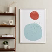 "Moonlight Rain" - Art Print in Moonlight Rain by Hi Uan Kang Haaga - In a Room