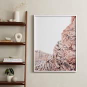 "Painted Canyon 1" - Art Print in desert blush by Kamala Nahas - In a Room